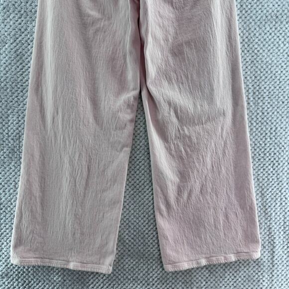 American Eagle Jeans Womens 8 Pink Cotton High Rise Wide Leg Patch Pocket - Picture 8 of 16